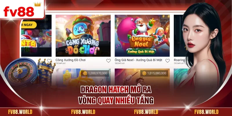 Dragon Hatch mở ra vòng quay nhiều tầng