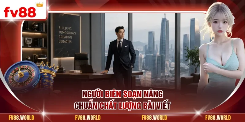 Người biên soạn nâng chuẩn chất lượng bài viết