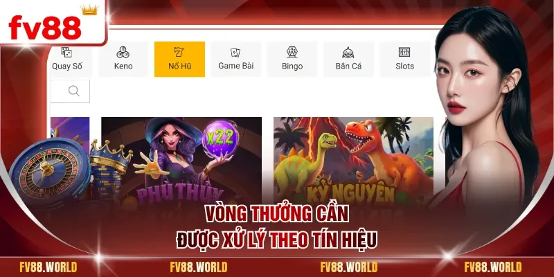Vòng thưởng cần được xử lý theo tín hiệu